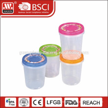 Plastic Food Storage Box (2pcs) 0.9L